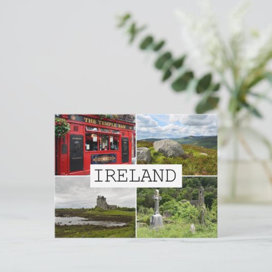 Irlande paysages carte postale collage (Debout devant)