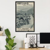 Irlande Poster Vintage voyage et Imprimés rétros (Bureau à domicile)