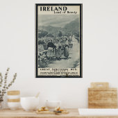 Irlande Poster Vintage voyage et Imprimés rétros (Cuisine)