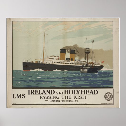 Irlande Poster Vintage voyage et Imprimés rétros (Devant)