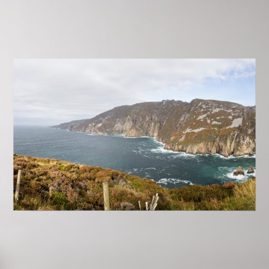 Irlande Slieve League Cliffs Photo Poster (Devant)