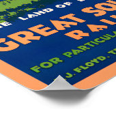 Irlande Southern Railways vintage travel Poster (Coin)