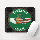Irlande USA Claddagh Tapis de souris (Avec souris)