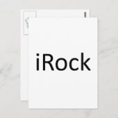 iRock Briefkaart (Voorkant / Achterkant)