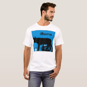 iRoma-kleding (blauw) T-shirt (Voorkant volledig)