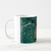 "Iron Blue Dun" Truite classique Fly Mug (Gauche)