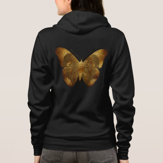 Iron Butterfly Cutout Hoodie (Achterkant)