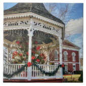 Iron County Courthouse en Gazebo Tegeltje (Voorkant)
