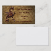 Iron Dragon Scales Visitekaartje (Voorkant / Achterkant)