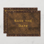 Iron Framed Effect Jongens Verjaardag Dubbelzijdig Aankondigingskaart (Voorkant / Achterkant)