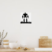Iron Giant Kies wie je bent Poster (Keuken)