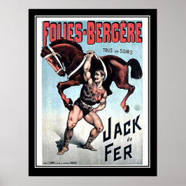 Iron Jack Strong Man  Circus Poster