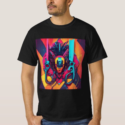 Iron man pistool Launcher T-shirt (Voorkant)