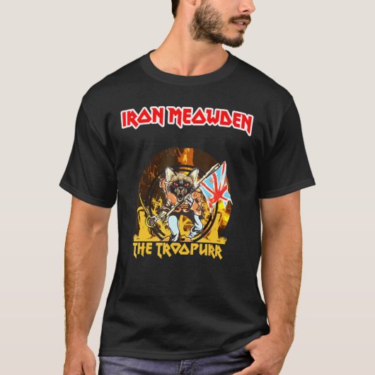 Iron Meowden Vaporware Troopurr Kittens Cats For F T-shirt (Voorkant)