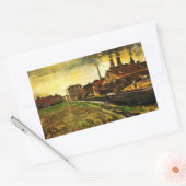 Iron Mill in Den Haag door Vincent van Gogh Rechthoekige Sticker (Envelop)