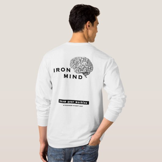 IRON MIND T-SHIRT | graphic tee (Achterkant volledig)