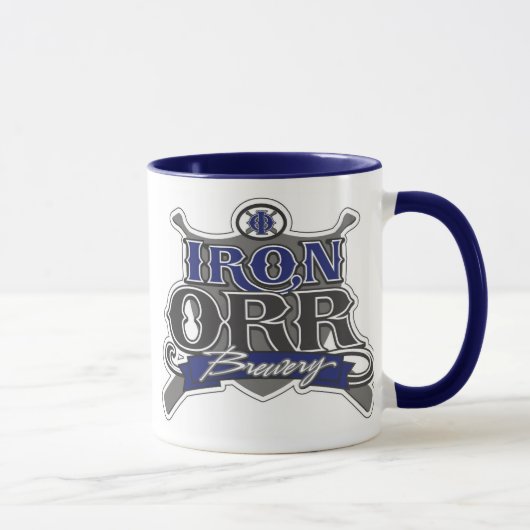 Iron Orr Brewery mok met 2 toonkoffie (Rechts)