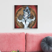 Iron Phantom Canvas Afdruk (Insitu (Woonkamer))