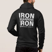 Iron Sharpens Fer Bella + Canvas Zip-Up Sweat - sh (Dos)