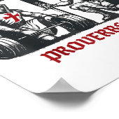 Iron Sharpens Iron Bible Scripture Christian Gym W Poster (Hoek)