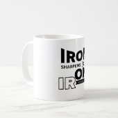 Iron Sharpens Iron Proverbs 27:17 Mug (Devant gauche)
