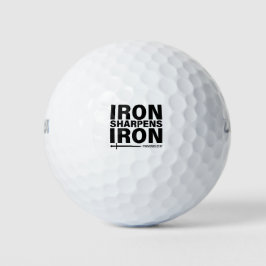 "Iron Sharpens Iron" Wilson-golfballen Golfballen