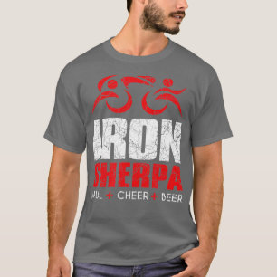 IRON SHERPA Triathlon Triatlete Geïnspireerd Haul T-shirt
