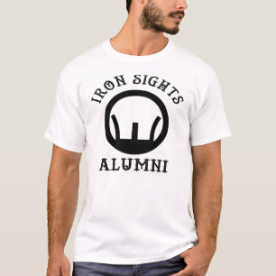 Iron Sights Alumni ©WhiteTigerLLC.com T-shirt
