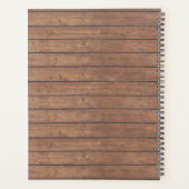 Iron Skillet Rustic Caterer Chef Planner (Achterkant)