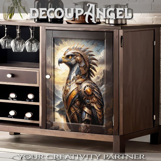 Iron Sky Sentinel - Decoupage - Tissuepapier