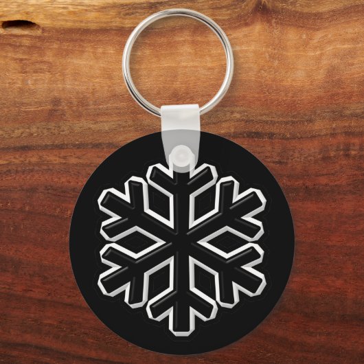 Iron Snowflake Sleutelhanger (Voorkant)