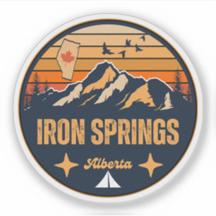 Iron Springs, Alberta Sticker