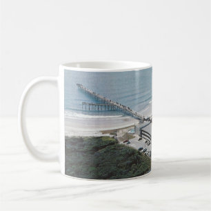 Iron Steamer Pier, North Carolina Briefkaart Koffiemok