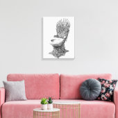 Iron Throne Toilet – Funny Game of Thrones Canvas Afdruk (Insitu (Woonkamer))