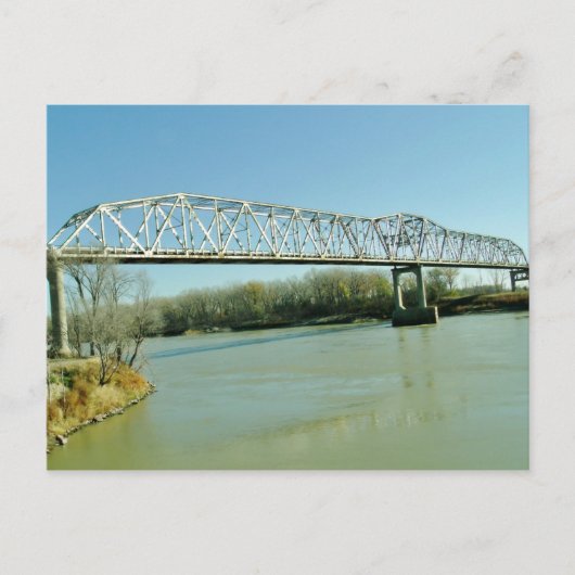 Iron Truss Bridge Briefkaart (Voorkant)