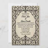 Iron Vow Photo Wedding Invitation (Devant)