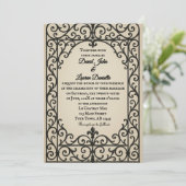 Iron Vow Photo Wedding Invitation (Debout devant)