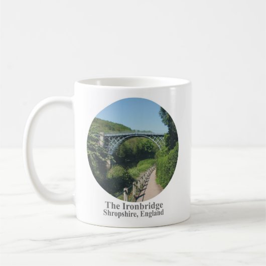 Ironbridge England Koffiemok (Links)