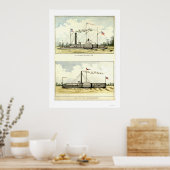 Ironclad Vindicator door D.M.N. Stouffer in 1864 Poster (Keuken)