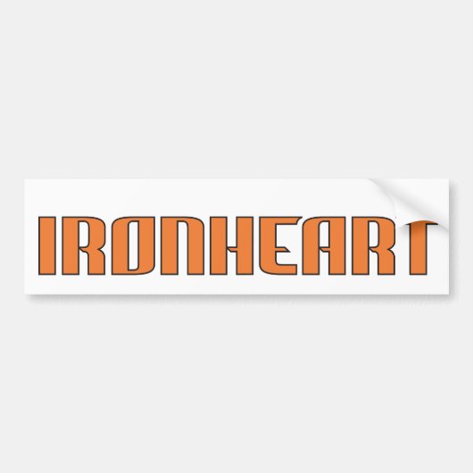 Ironhart Bumpersticker (Voorkant)