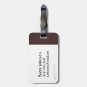 Ironhill Dwarves Shield Icon Bagagelabel (Achterkant verticaal)