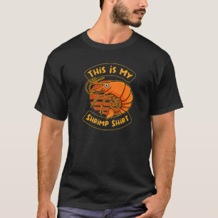 Ironic Gezegde Eating Seafood Shrimp Chef T-shirt