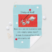 Ironie de la serviette de golf (En situation)