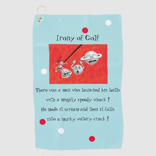 Ironie de la serviette de golf (Devant)