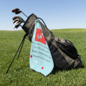 Ironie de la serviette de golf (Vert)