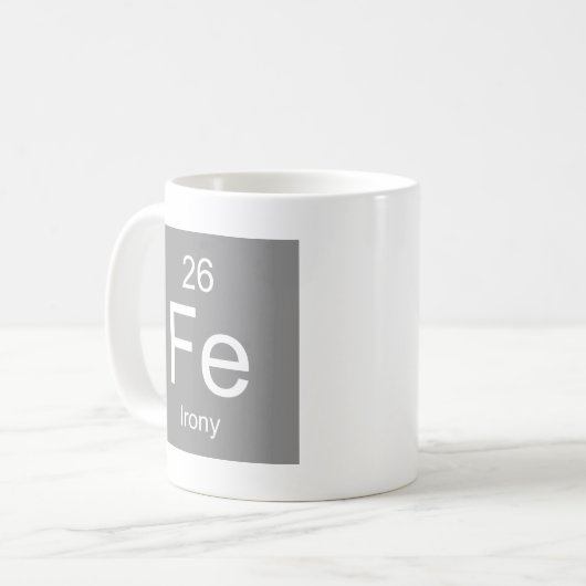 Ironie, élément café Mug (Devant gauche)
