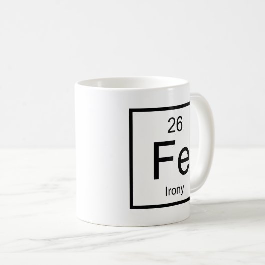 Ironie, élément café Mug (Devant droit)