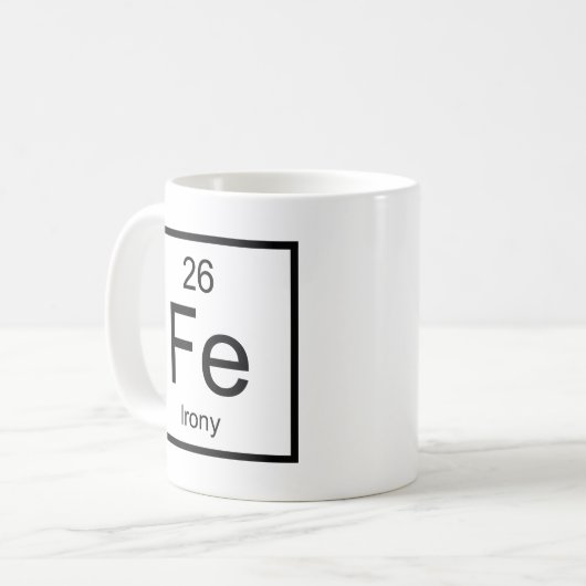 Ironie, élément café Mug (Devant gauche)
