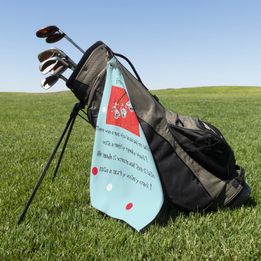 Ironie van golfhanddoek (Groen)
