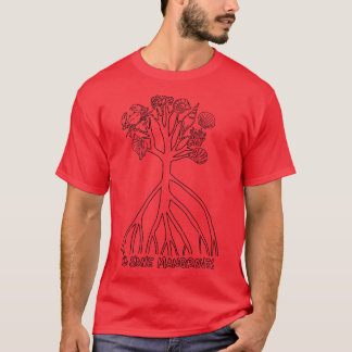 Ironie van het leven redden mangrove t-shirt